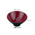 Ljojo Melamine Bowl Set for Tableware - Durable, Large Capacity, Imitation Porcelain Style