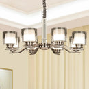 Nordic Glass Led Pendant Light Modern Chandelier by Ljojo for Home Decor.