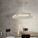Ljojo Modern LED Ring Chandelier Luxury Restaurant Living Room Bedroom Villa Home Decoration