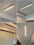 LED Long Strip Ceiling Light for Balcony Aisle Bedroom Dining Island Kitchen Decor by Ljojo