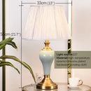 Ljojo Luxury Ceramics Table Lamp LED Modern Design for Living Room Bedroom
