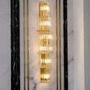 Ljojo Luxury Crystal Wall Lamp for Hotel Lobbies, Villas, and Living Rooms