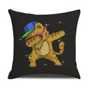 Funny Cats Print Pillow Case for Home Decor by Ljojo: 45x45cm Linen Cover