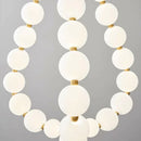 Nordic Luxury Art LED Ceiling Pendant Light Magic Bean Chandelier by Ljojo for Home Decor