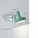 Ljojo Milky Green LED Wall Sconce - Modern Nordic Iron Art Lamp