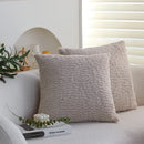 Apricot Plush Cushion Cover for Sofa and Car, 45*45 Decorative Pillow by Ljojo