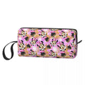 Ljojo Minnie Mouse Makeup Bag Cosmetic Pouch - Cute Cartoon Merch for Girl Woman