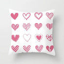 Ljojo Love Heart Cushion Cover for Living Room Sofa Valentine's Day Home Decor