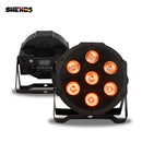 Ljojo™ LED Flat Par Light: 7x12W RGBW/7x18W RGBWA+UV for Family Events, Parties, and Venues