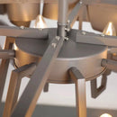 Ljojo Modern Light Luxury Irregular Iron Chandelier for Restaurant Bar Bedroom Living Room Decor