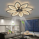 Ljojo Luxury Modern Ceiling Fan Lamp for Living & Dining Room
