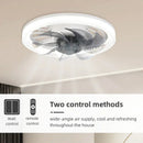 Ljojo LED Fan Light E27 Dimmable Silent 4-Speed Strong Winds Ceiling Fan Light