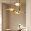 Wooden Craftsmanship Leaf LED Pendant Lights Chandeliers - Ljojo