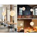 LED Full Moon Chandelier Pendant Light for Living Room by Ljojo