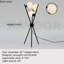Modern Hand-Knitted Bubble Ball LED Floor Lamp for Bedroom Decor by Ljojo
