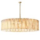 Ljojo Luxury Onyx Stone Chandelier Pendant Lights for Villa Loft Living Room House Decor