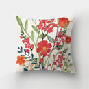 Deer Animal & Natural Leaves Cushion Cover by Ljojo - Home Decoration