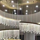 Crystal Chandelier Modern Villa Hall Staircase Light by Ljojo
