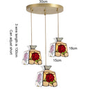 LED Tiffany Hanging Light Chandelier Modern Ceiling Lamp by Ljojo for Home Decoration