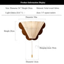 French Walnut Butterfly Wall Lamp for Bedroom | Retro Design Hallway Lighting by Ljojo