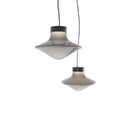 Italian Modern Minimalist Gyro Shaped Desk Lamp Glass Pendant Light for Living Room Bedroom Island