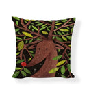 Linen Print Pillowcase 45X45CM Wildlife Collection by Ljojo