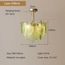 Modern Luxury Glass Living Room Pendant Lights | French Retro Chandelier by Ljojo