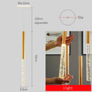 Large Long Crystal Chandelier Lighting for Staircase: Elegant Gold Chain Chandeliers by Ljojo