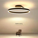 Modern Classic Round Ring LED Chandelier Dimmable Pendant Lamp for Bedroom by Ljojo