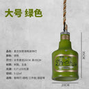 Ljojo Macaroon Glass Pendant Lights for Home Restaurant Kitchen Island Loft Decor