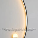 LED Wall Lamp Moon Symmetry Black - Modern Indoor Decor for Bedroom by Ljojo