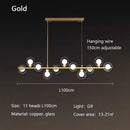 Modern Copper Glass Ball Pendant Lights Dining Kitchen Chandeliers by Ljojo