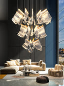 Large Chandeliers Modern Luxury: Ljojo Artistic Lighting for Living Room, Stairs, Art Decor