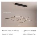 LED Ceiling Chandelier: Minimalist Kitchen Dining Room Pendant Light by Ljojo