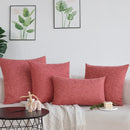 Ljojo Linen Cushion Covers for Sofa, Living Room, Car - Decorative Pillowcase