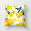 Lemon Pattern Summer Cushion Cover Throw Pillow for Sofa Decoration by Ljojo