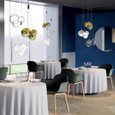 Italy Bubble Glass Ball Chandeliers Designer Pendant Lights Hanging Lamp G9 Suspension for Kitchen Island by Ljojo