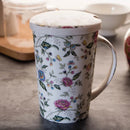 Ljojo 500ML Fine Bone  Thermo Cup, White Porcelain Espresso & Moscow Mule Mugs
