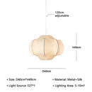 Japanese Wabi Sabi Silk Chandeliers | Modern Nordic Pendant Lights by Ljojo