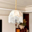 French Chandeliers LED Hanging Lamps Tassel Design for Elegant Living Room - Ljojo