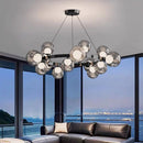 Glass Ball Chandelier Dimmable Modern Home Decor for Living Room by Ljojo