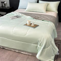 Ljojo Lightweight Cooling Comforter: Soft Smooth Air Condition Blanket for Summer