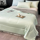 Ljojo Lightweight Cooling Comforter: Soft Smooth Air Condition Blanket for Summer