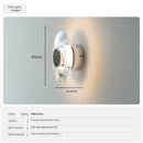 2026 Italian Crystal Bedside Sconce LED Wall Lamp Modern Minimalist Round Living Room Aisle Ljojo