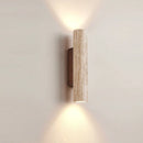 Travertine Sconce Light Hardwired With E27 Bulb for Bedroom Living Room by Ljojo