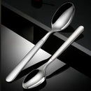 Ljojo Long Handle Stainless Steel Pointed Spoon for Home and Hotel Tableware