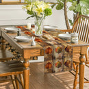 Ljojo Maple Wood Table Runner for Farmhouse Dining Decor