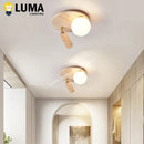 Ljojo Yellow Travertine Stone Chandelier | Modern Bedroom Living Room Corridor Ceiling Light