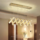 Ljojo Luxury Crystal Chandelier Pendant Light for Living and Dining Room