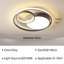 Minimalist Ring LED Ceiling Lamp for Bedroom | Modern Indoor Lighting Fixture by Ljojo